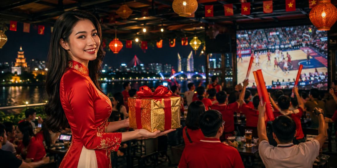 Người xem bóng rổ tại Hà Nội theo dõi kết quả và đặt cược qua ứng dụng di động