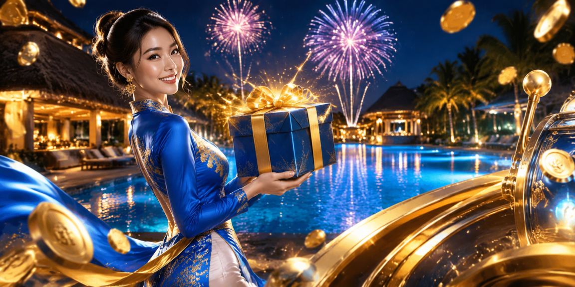 Phụ nữ mặc áo dài tại Mũi Né chơi slot game trên thiết bị di động bên bờ biển